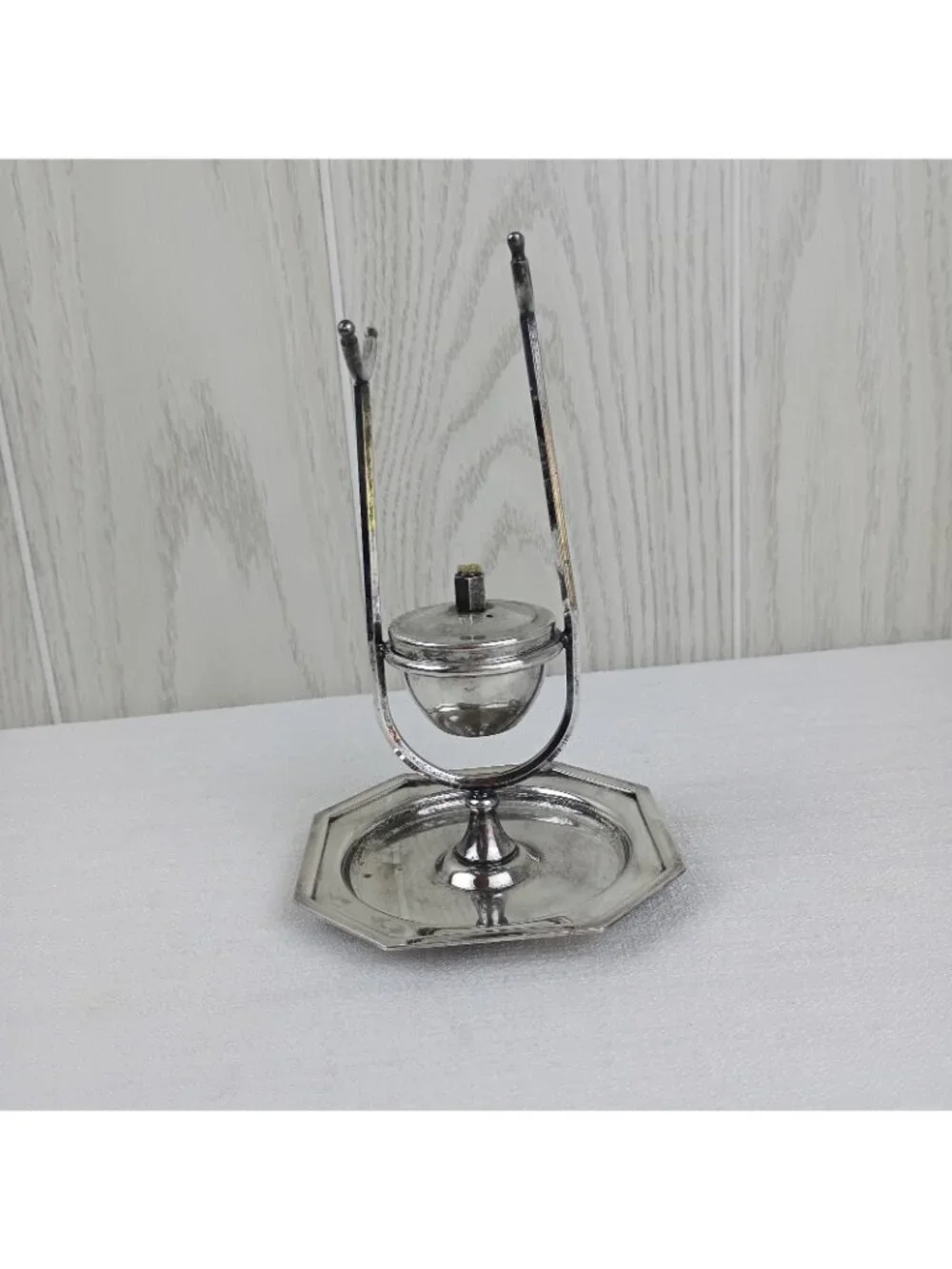 Antique Brandy Cognac Glass Snifter Warmer Marked 